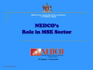 NEDCO’s Role in MSE Sector
