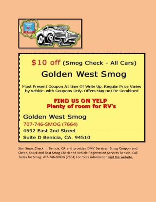 Benicia Smog Check