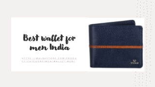 Best wallet for men India