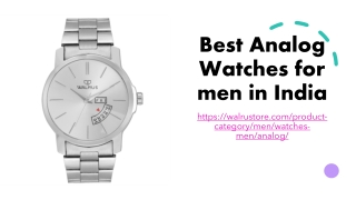 Best Analog Watches for men in India