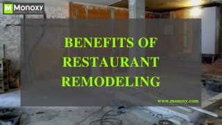 Benefits of Restaurant Remodeling