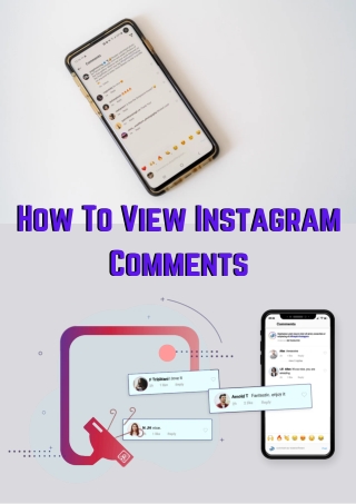 How To View Instagram Comments