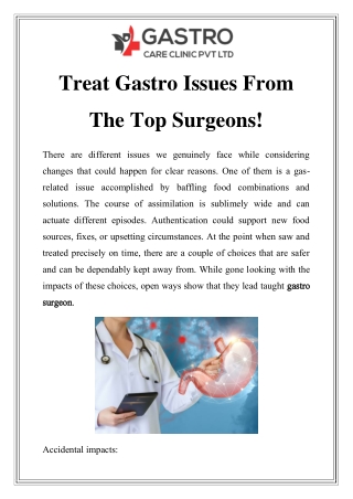 Best Gastro Surgeon In Lucknow Call-9455120500