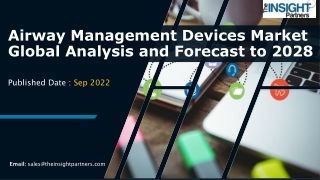 Airway Management Devices Market Business Opportunities and Industry Analysis