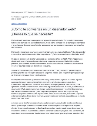 Métrica Agencia SEO Tenerife _ Posicionamiento Web