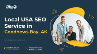 Local USA SEO Service in Goodnews Bay, AK