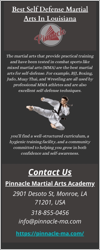 Best Self Defense Martial Arts In Louisiana | Monroe, LA