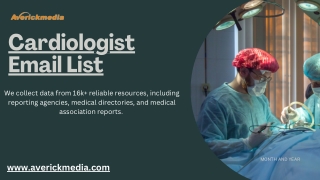 Cardiologist Email List - Latest List