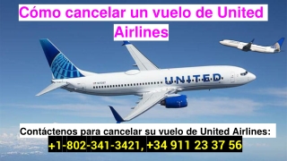 Cómo cancelar un vuelo de United Airlines