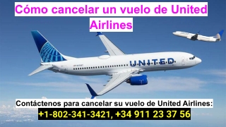 Cómo cancelar un vuelo de United Airlines