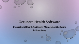 Occupational Health And Safety Management Software In Hong Kong