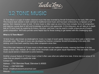 12 Tone Music