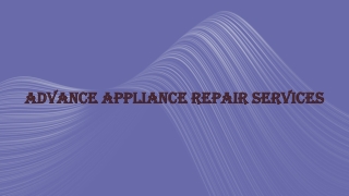 Advance Appliance Repair