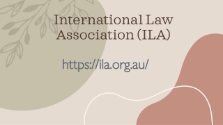 International law association (ILA)