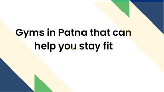Gyms in Patna that can help you stay fit