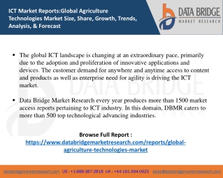 Agriculture Technologies Market  report
