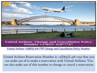 United Airline 1((855)) 416-7797 Rebooking Number