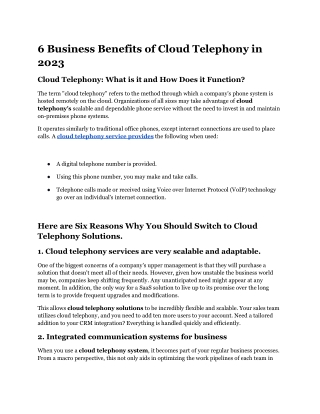 6 Business Benefits of Cloud Telephony in 2023.docx