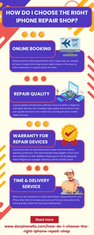 How do I Choose the Right iPhone Repair Shop  Dr. Phone Fix