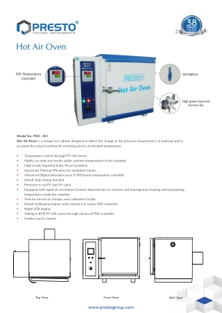 Know more about principle of hot air oven