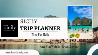 The Best Sicily Trip Planner - Time For Sicily