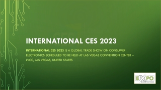 International CES 2023