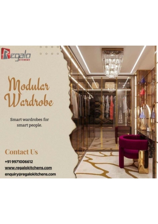 Modular Wardrobe Price in Faridabad | Best Modular Wardrobe | Regalokitchens