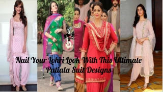 Nail Your Lohri Look With This Ultimate Patiala Suit Designs