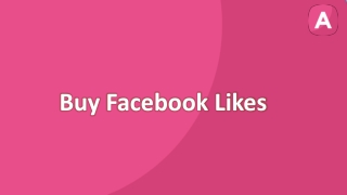 Buy Facebook Likes I AlwaysViral.In