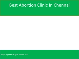 best abortion clinic in Chennai