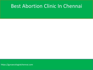 Gynecologist Specialist in Chennai