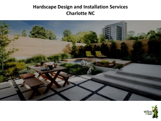 Hardscape Design and Installation Services Charlotte NC