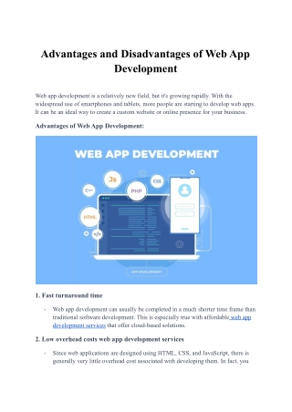 Web app Development
