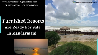 Furnished Resorts Are Ready For Sale In Mandarmani