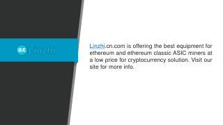 Find The Best Cryptocurrency Solution At A Reasonable Price Linzhi