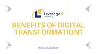 Benefits of Digital Transformation