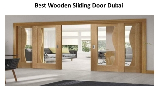 Wooden Sliding Door-dubaidoors.ae