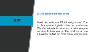 Erau Assignment Help Online  Academicwritinghelp.online