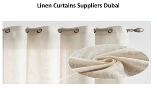 Linen Curtains-bestblindsdubai