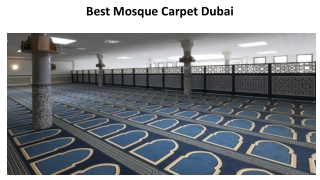 Mosque Carpet  bestcarpetsdubai
