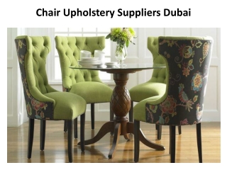 Chair Upholstery dubaiupholsteryshop