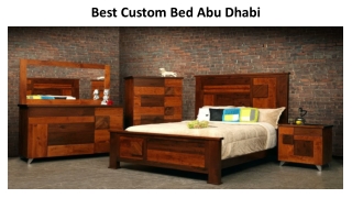 Custom Bed-carpentryabudhbai