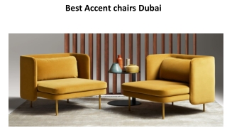 Accent chairs-bestcarpentrydubai