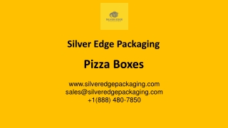 Info about Pizza Boxes