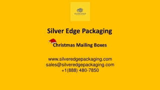 Info about Christmas Mailing Boxes