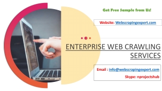 Enterprise Web Crawling Services