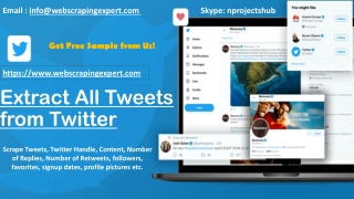 Extract All Tweets from Twitter