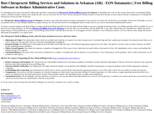 Chiropractic Billing Services in Arkansas