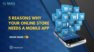 Mobile App Development Company Dubai, UAE | Why Your Online Store Needs A Mobile