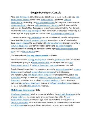 Google Developers Console (1)